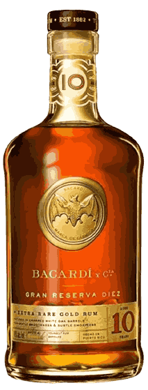 Bacardí Gran Reserva Diez Rum from Puerto Rico
