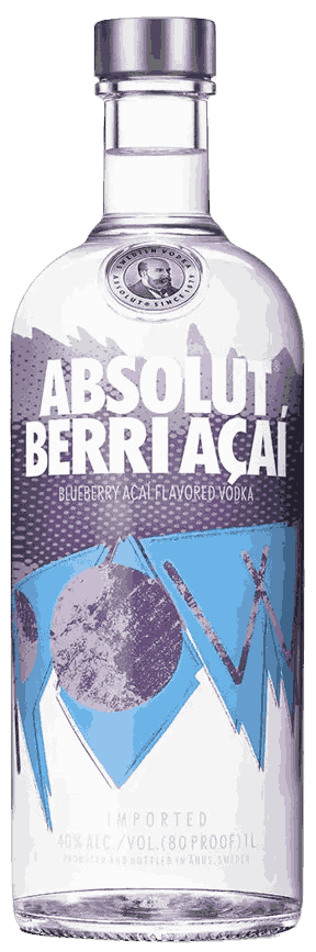 Absolut Berri Acai Vodka from Sweden