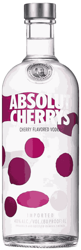 Absolut Cherrys Vodka from Sweden