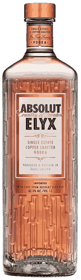 Absolut Elyx Vodka from Sweden