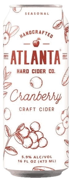 Atlanta Hard Cider Cranberry Specialty from United States
