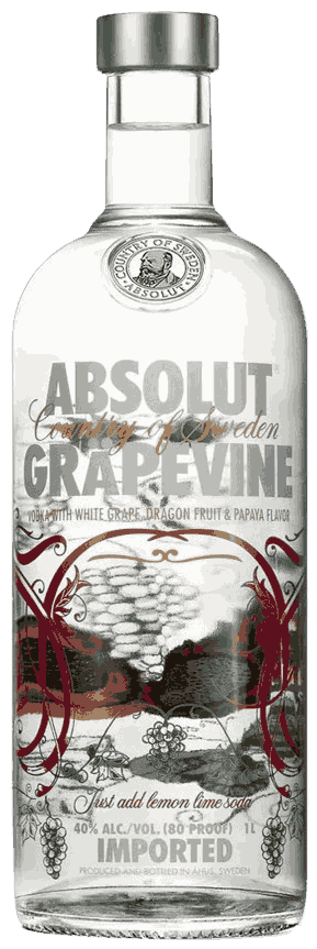 Absolut Grapevine Vodka from Sweden