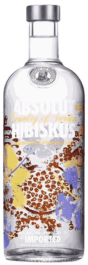 Absolut Hibiskus Vodka from Sweden