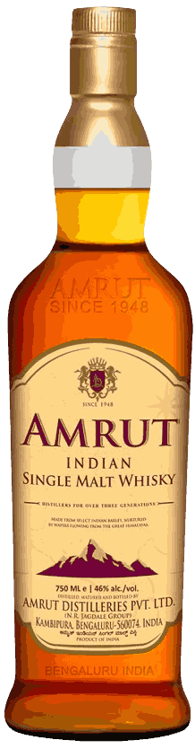 Amrut Indian Single Malt Whisky Whiskey from India