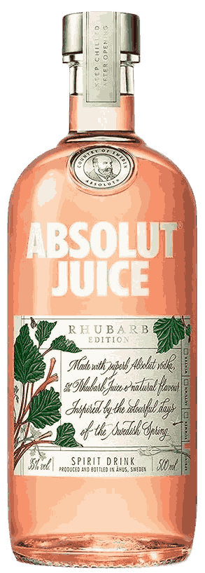 Absolut Juice Rhubarb Vodka from Sweden