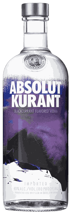 Absolut Kurant Vodka from Sweden