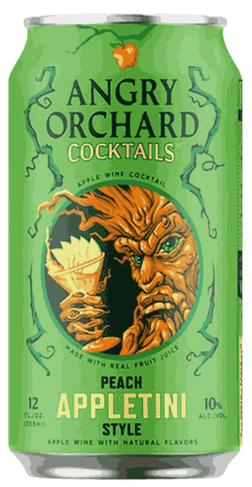 Angry Orchard Cocktails Peach Appletini Style Specialty from United States