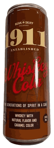 1911 Canned Cocktail: Whiskey Cola Specialty from United States