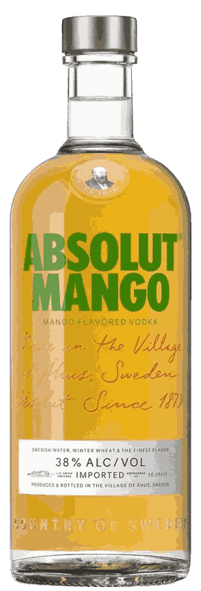 Absolut Mango Vodka from Sweden