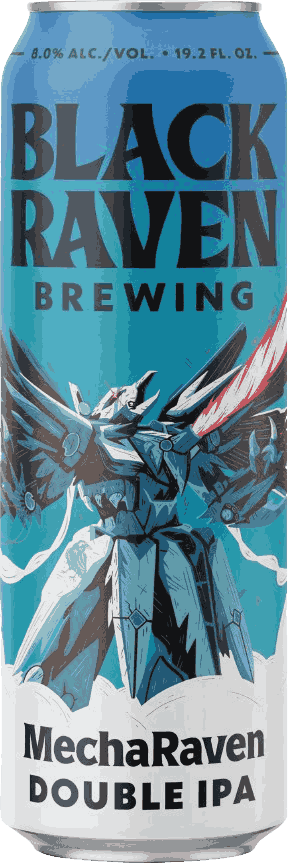 Black Raven MechaRaven IPA Beer from United States