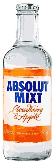 Absolut Mixt Cloudberry Apple Specialty from Sweden