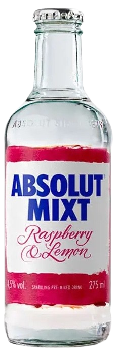 Absolut Mixt Raspberry & Lemon Specialty from Sweden