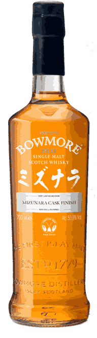 Bowmore Mizunara Cask Finish Whiskey from United Kingdom
