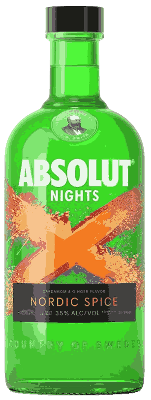 Absolut Nordic Spice Vodka from Sweden