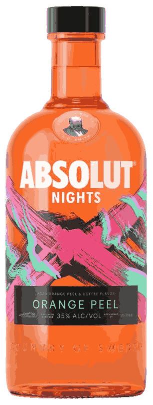 Absolut Orange Peel Vodka from Sweden