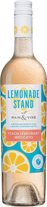 Beringer Main & Vine Lemonade Stand Peach Lemonade Moscato Wine from United States