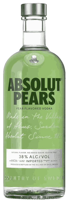 Absolut Pears Vodka from Sweden