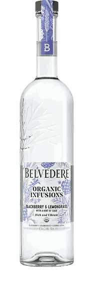 Belvedere Blackberry & Lemongrass Vodka from Poland