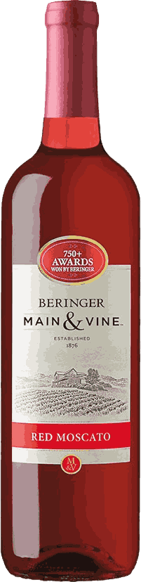 Beringer Main & Vine Red Moscato Wine from United States