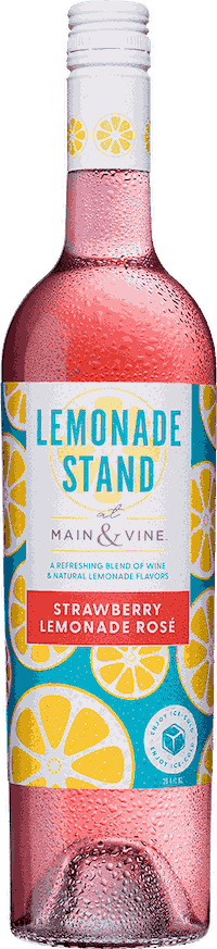 Beringer Main & Vine Lemonade Stand Strawberry Lemonade Rosé Wine from United States