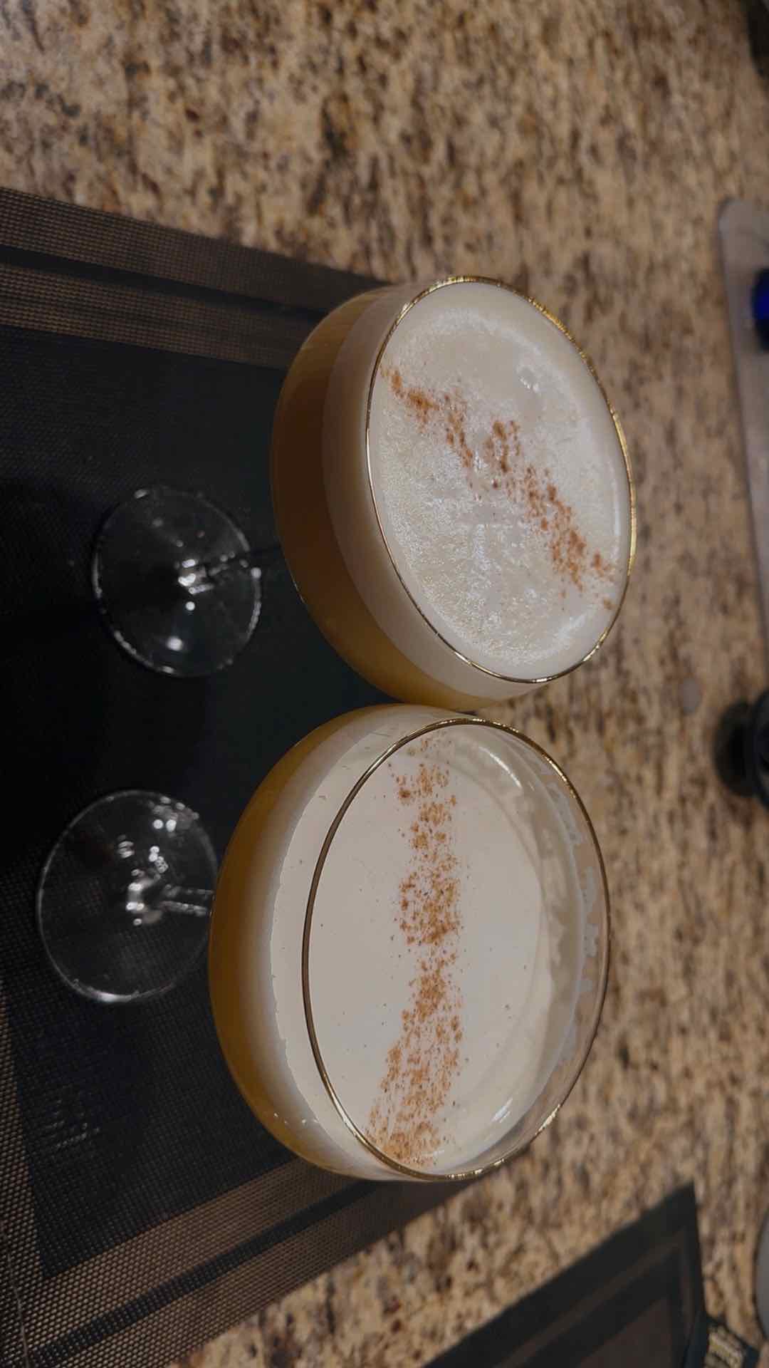 Community photo of a Champagne Flip cocktail: Very light and sweet festive type drink, very quick and easy to make. Highly reccomend.