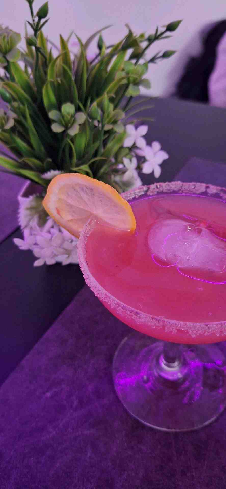 Community photo of a Raspberry Margarita cocktail: One of the best drinks I've tried by far.