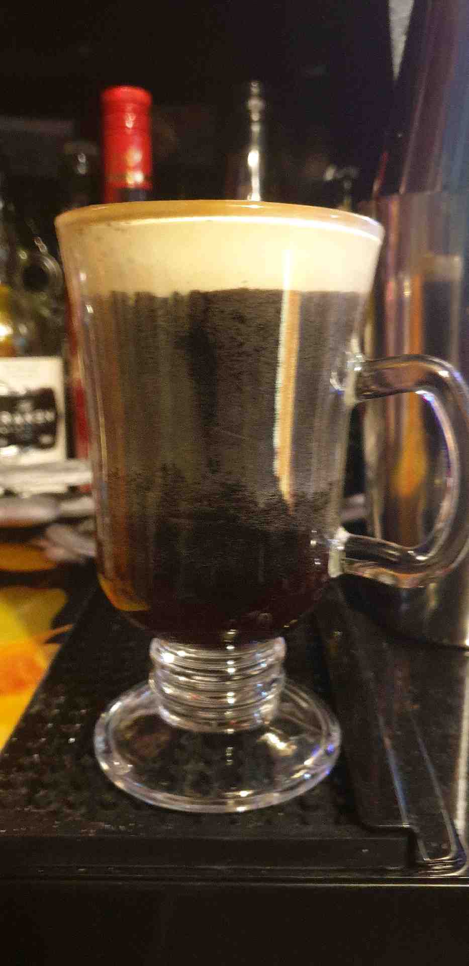 Community photo of a Irish Coffee cocktail: Rich coffee and creamy.

Best use jamesons.