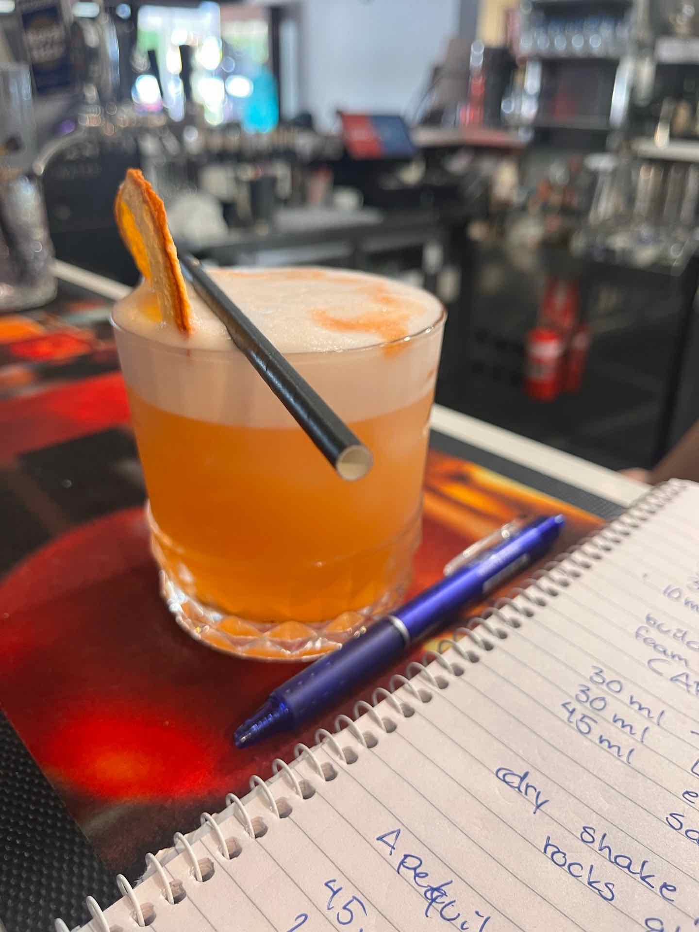 Community photo of a Aperol Margarita cocktail: Made into a sour, soo yum!!