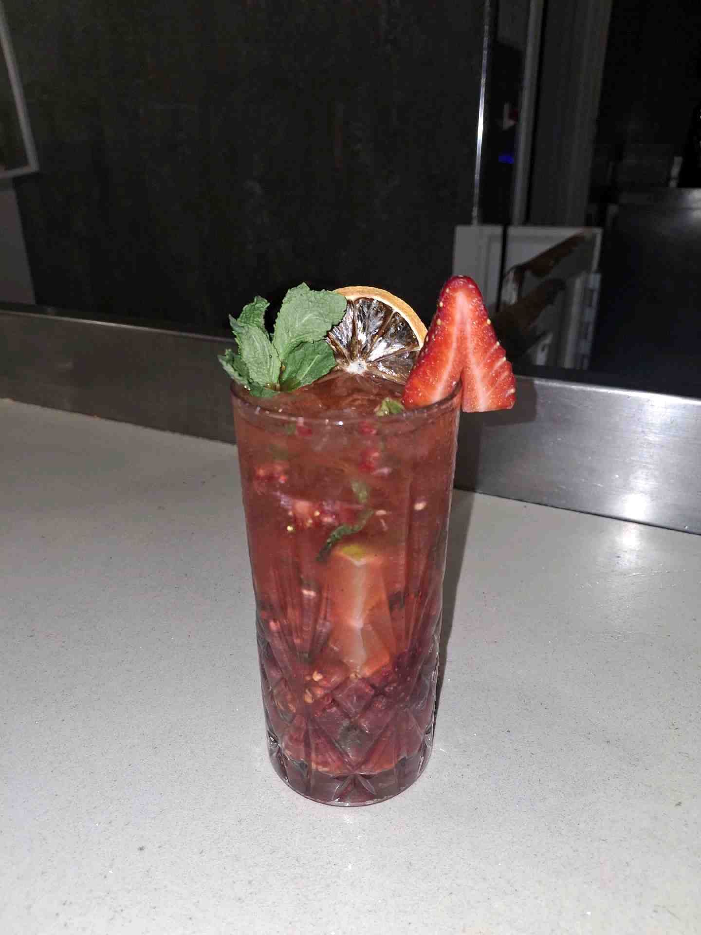 Community photo of a Strawberry Mojito cocktail: I add raspberries and blueberries too