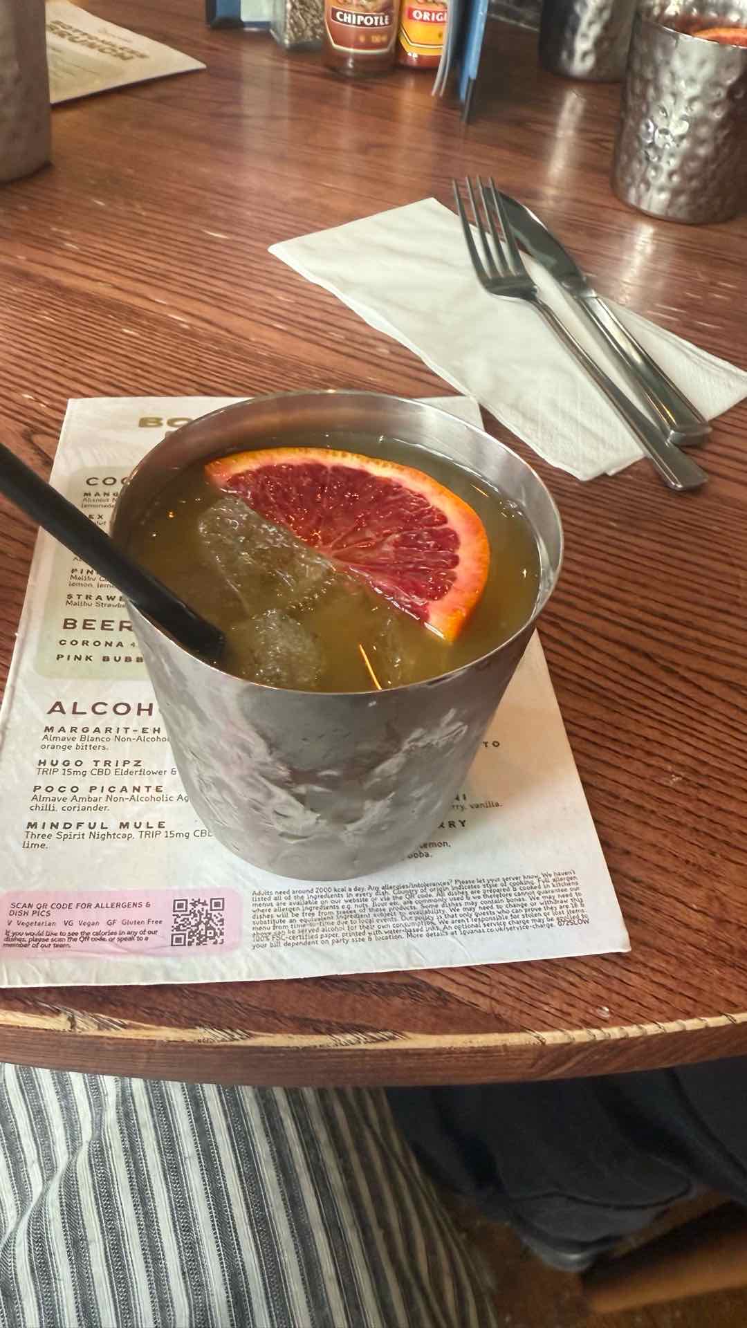 Community photo of a Sex on the Beach cocktail: Bottomless Brunch. Going through the menu. For @Muffins birthday