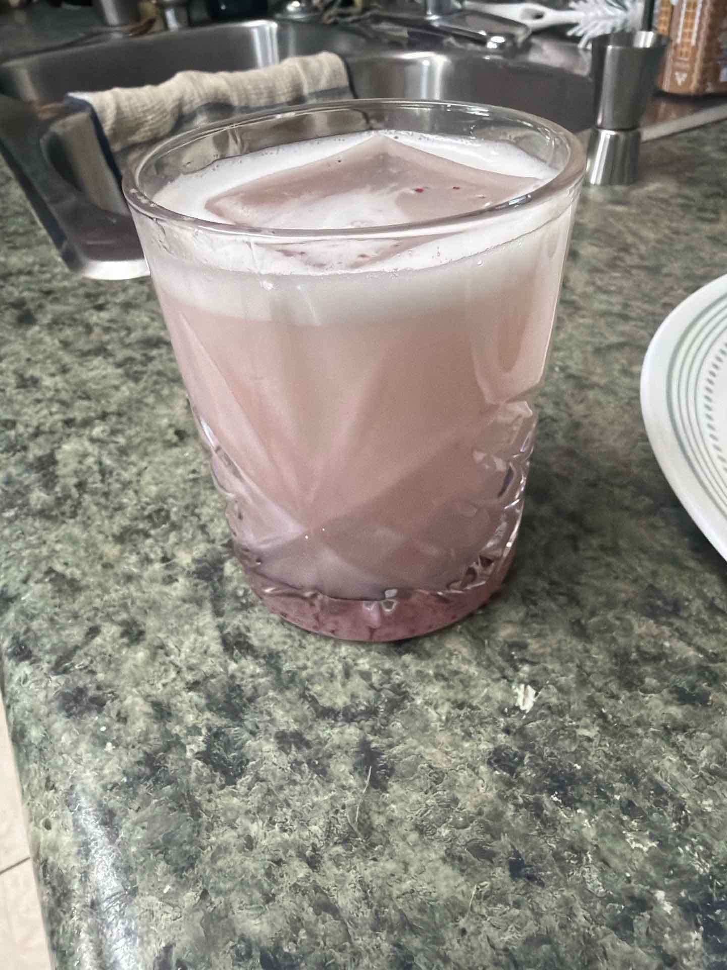 Community photo of a Blueberry Gin Sour cocktail