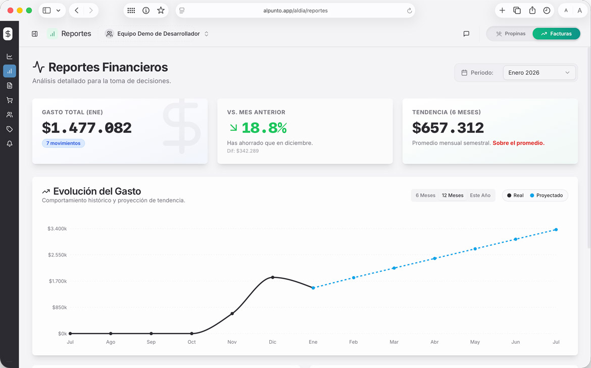 Resumen Financiero - Al Día