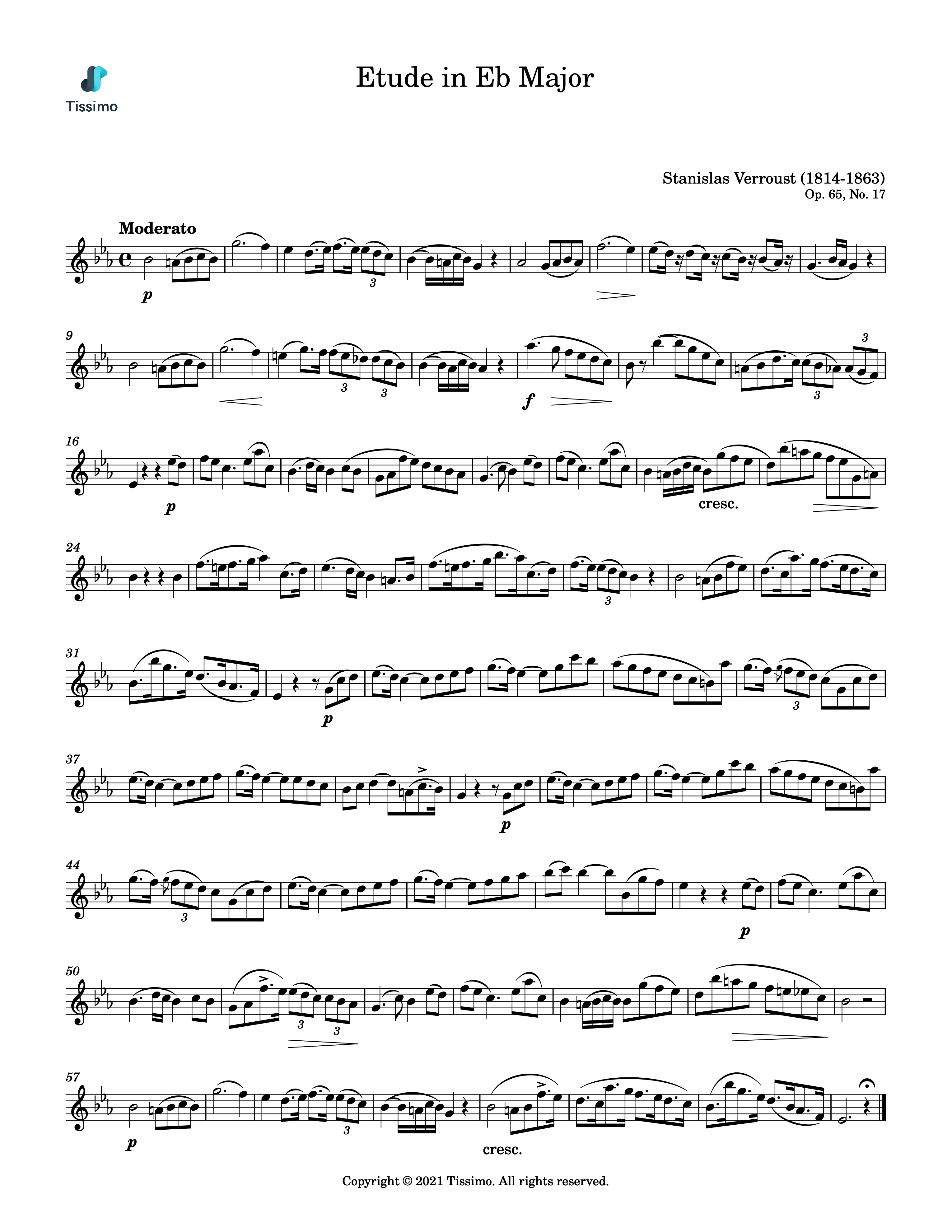 Etude in Eb Major, Op. 65, No. 17