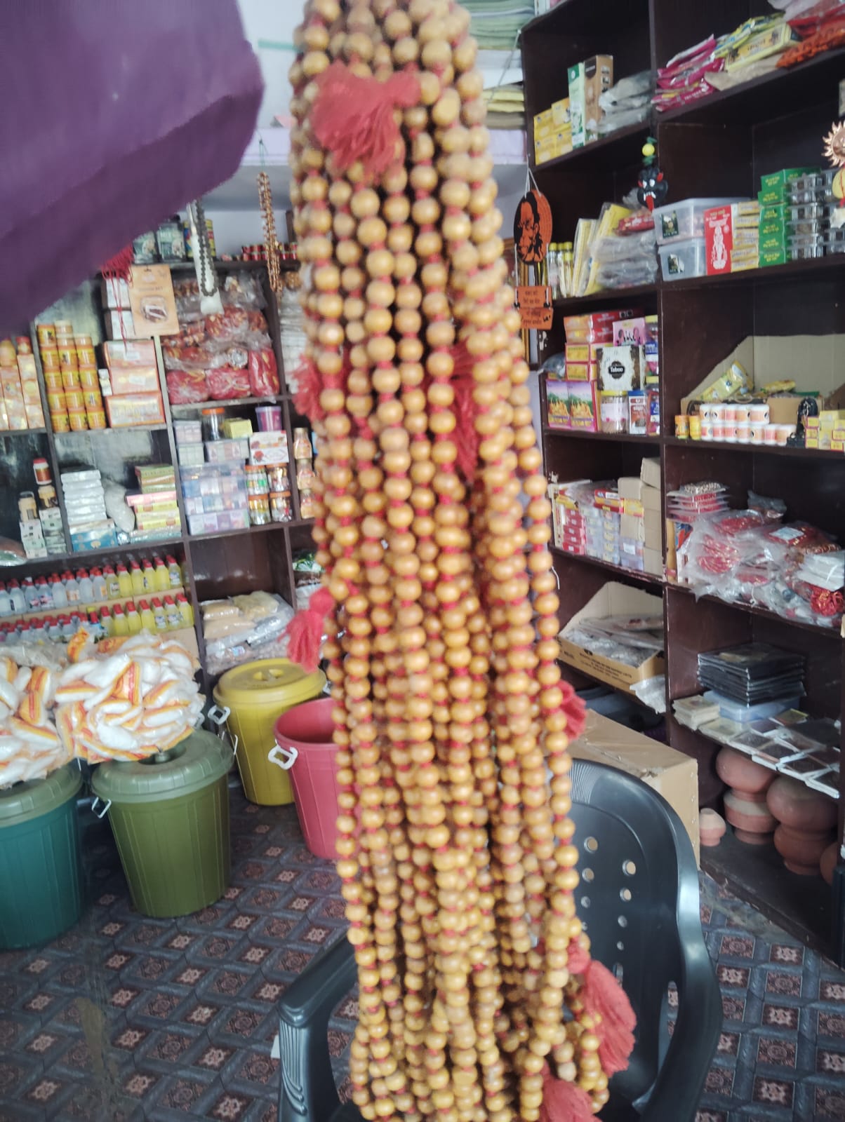 तुलसी माला गाट  वाली 108 मोती