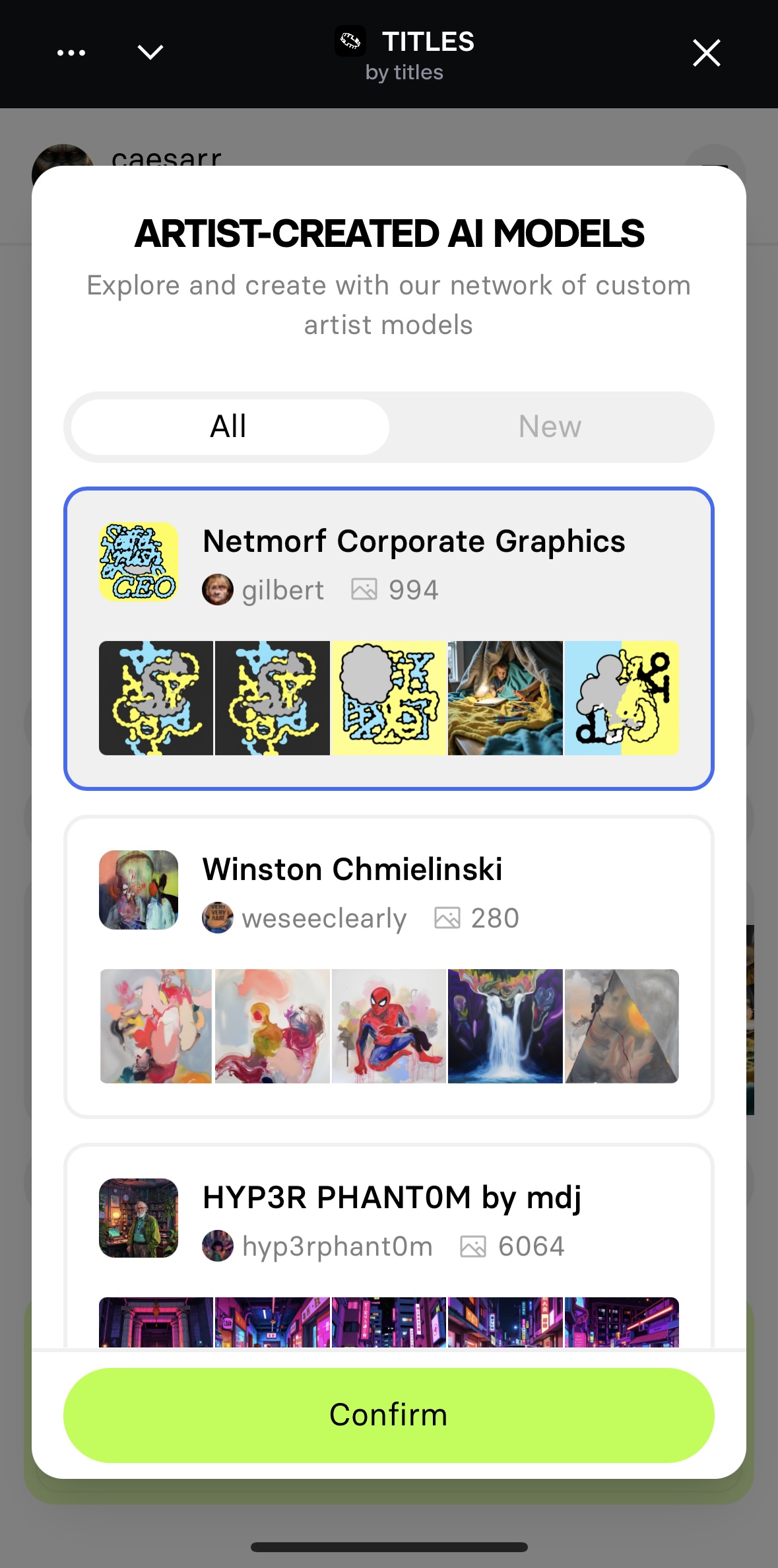 TITLES - Local - Farcaster Mini Apps screenshot
