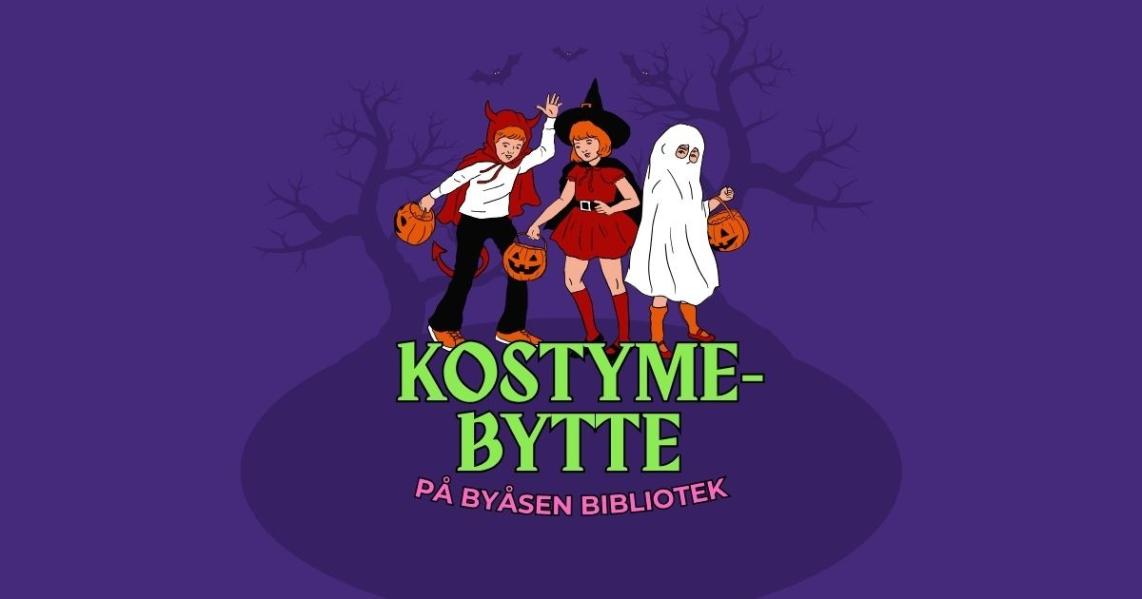 Kostymebytte på Byåsen bibliotek
