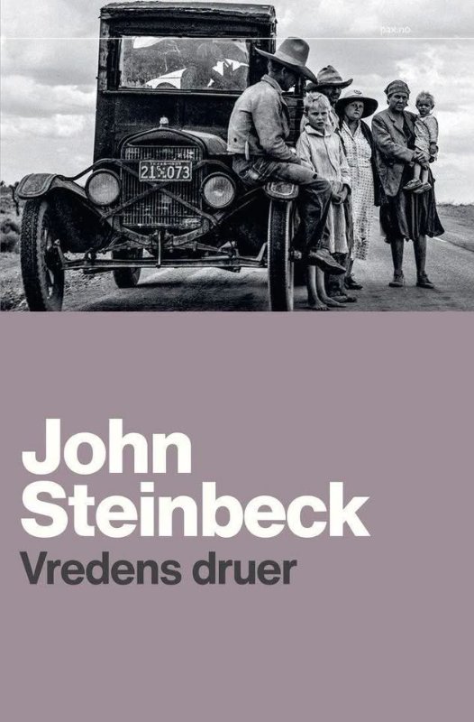 John Steinbeck "Vredens druer" forside