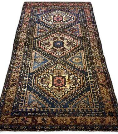 Perspective view of the rug