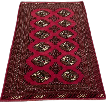 Perspective view of the rug