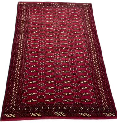 Perspective view of the rug