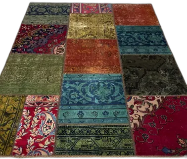 Perspective view of the rug
