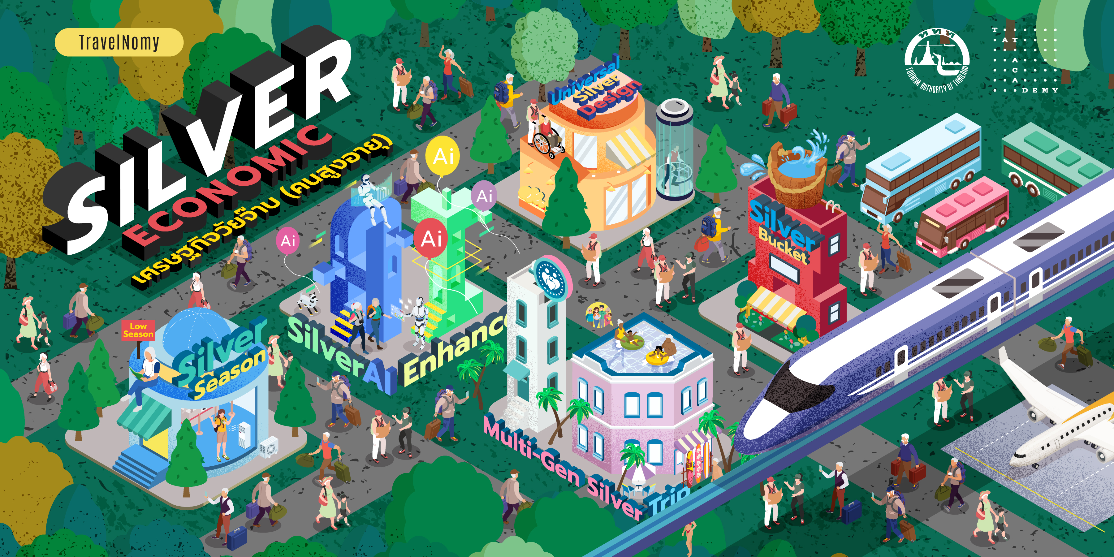 Silvernomic Tourism Trends: เทรนด์การท่องเที่ยวแบบเศรษฐกิจสีเงิน