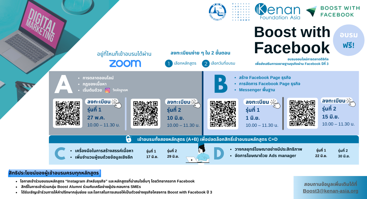 เรียนรู้การใช้ Facebook อย่างมืออาชีพสำหรับ SMEs