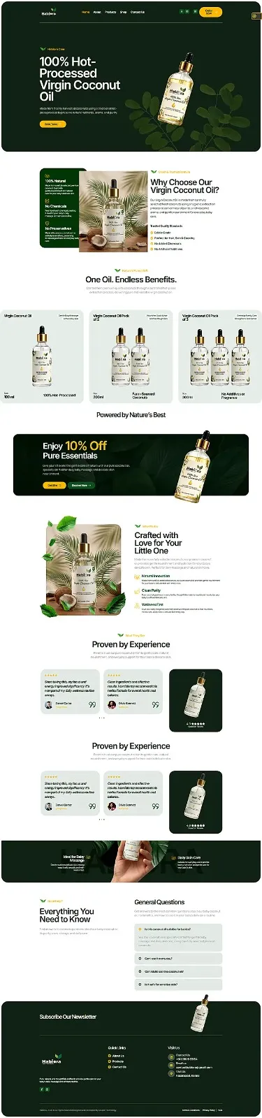 Habiora Full Website Screenshot