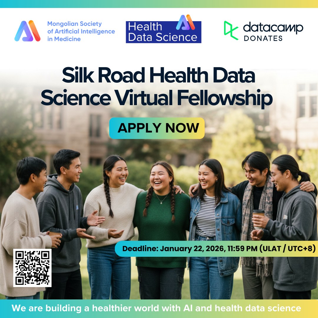 Applications Now Open Silk Road Health Data Science Fellowship боломжийн зураг