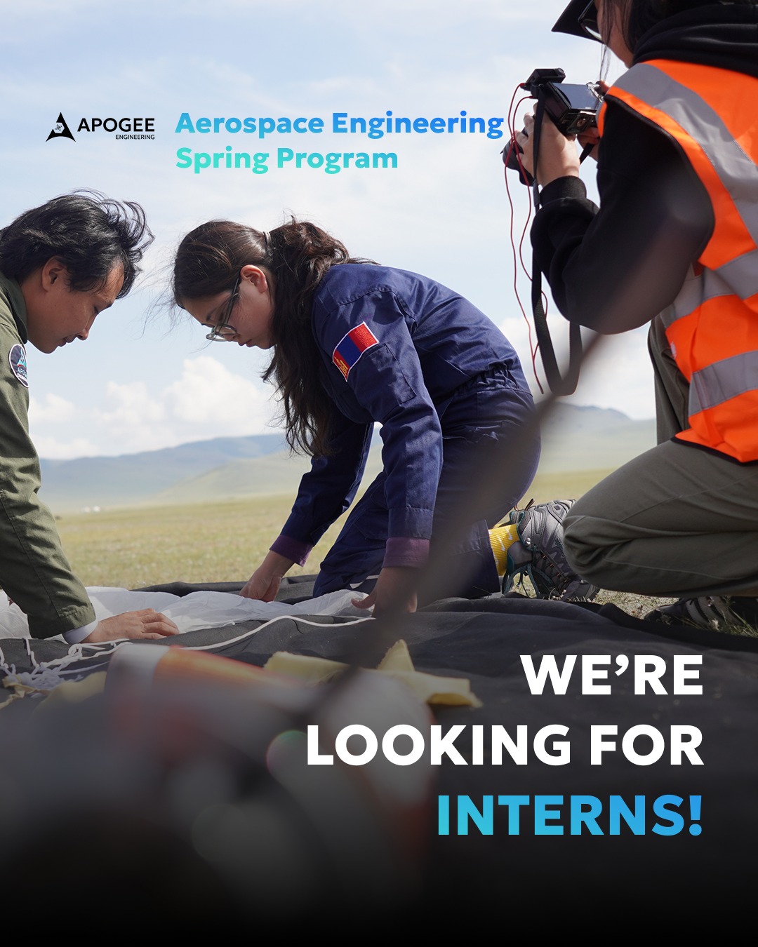 WE'RE LOOKING FOR INTERNS to join our CORE TEAM at Apogee Engineering боломжийн зураг