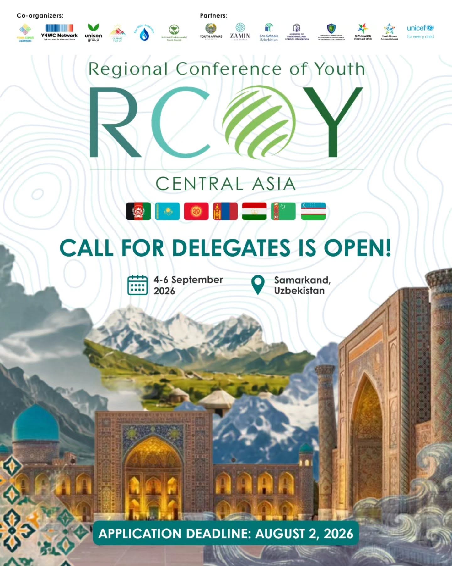 Regional Conference of Children and Youth (RCOY) Central Asia 2026.