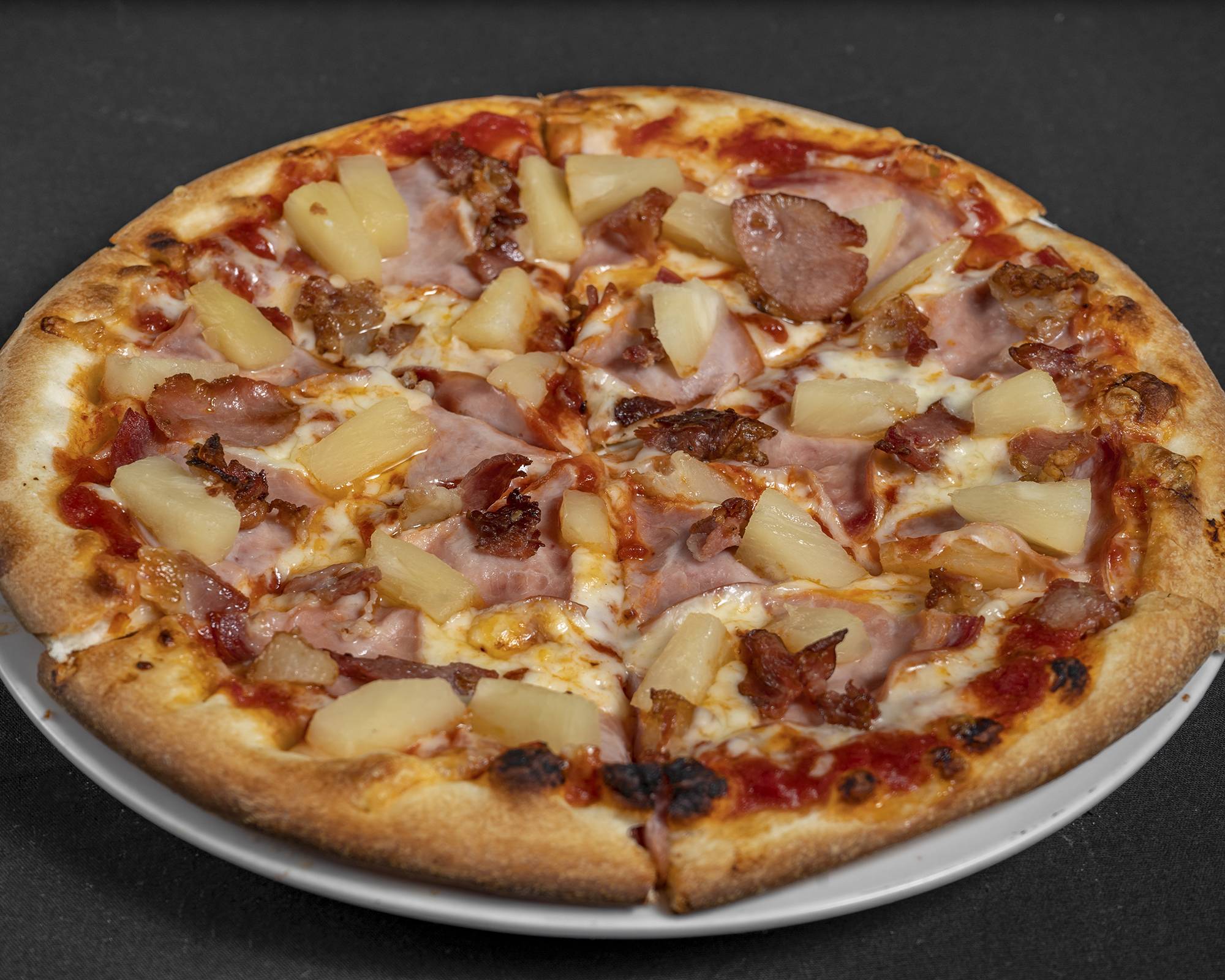 Ham, Pineapple & Bacon Pizza