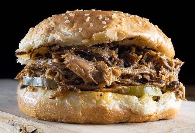 Smoked Pulled Pork Sandwich
