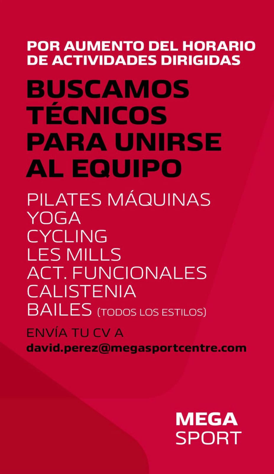 Monitores/as de Actividades Dirigidas – Fitness y Deporte